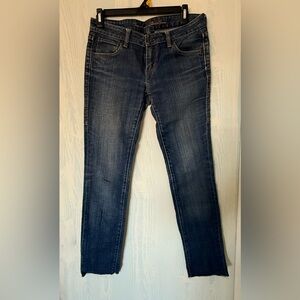 Levi's Skinny Jeans W27 L32 | Dark Wash Denim with Leather Patch